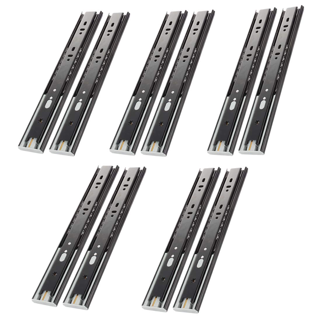 VADANIA #K45 14" Soft Close Drawer Slide, 5-Pair