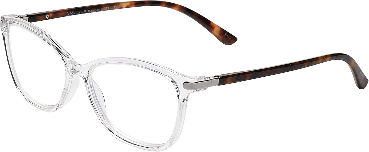 SAV Eyewear Women's VKC Metal Accent Fashion Readers Cat