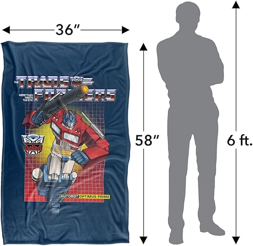 Miniatura 5 de Transformers Optimus Prime - Manta de tacto sedoso, súper suave, 36 x 58 pulgadas