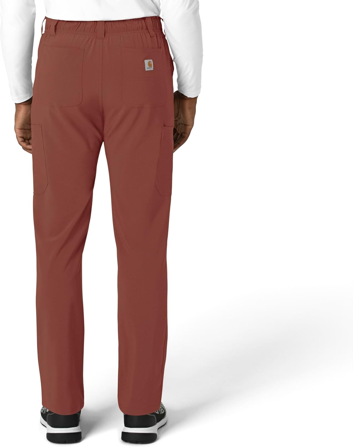 Carhartt Force Cross-Flex Men's Straight Leg Scrub Pant - Sable, S Tall - Image 2