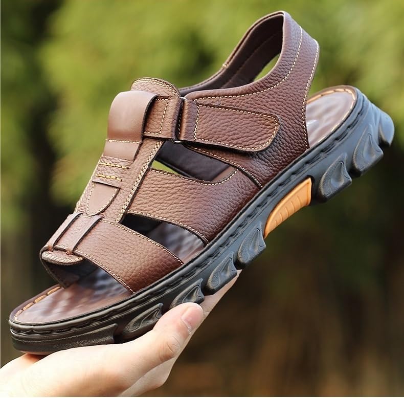 Men's Summer Breathable Sandals, Beach Shoes, Comfortable Casual Sandals, Wear-Resistant and Non Slip2