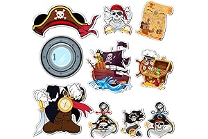 10-Piece Pirate Cruise Door Magnets