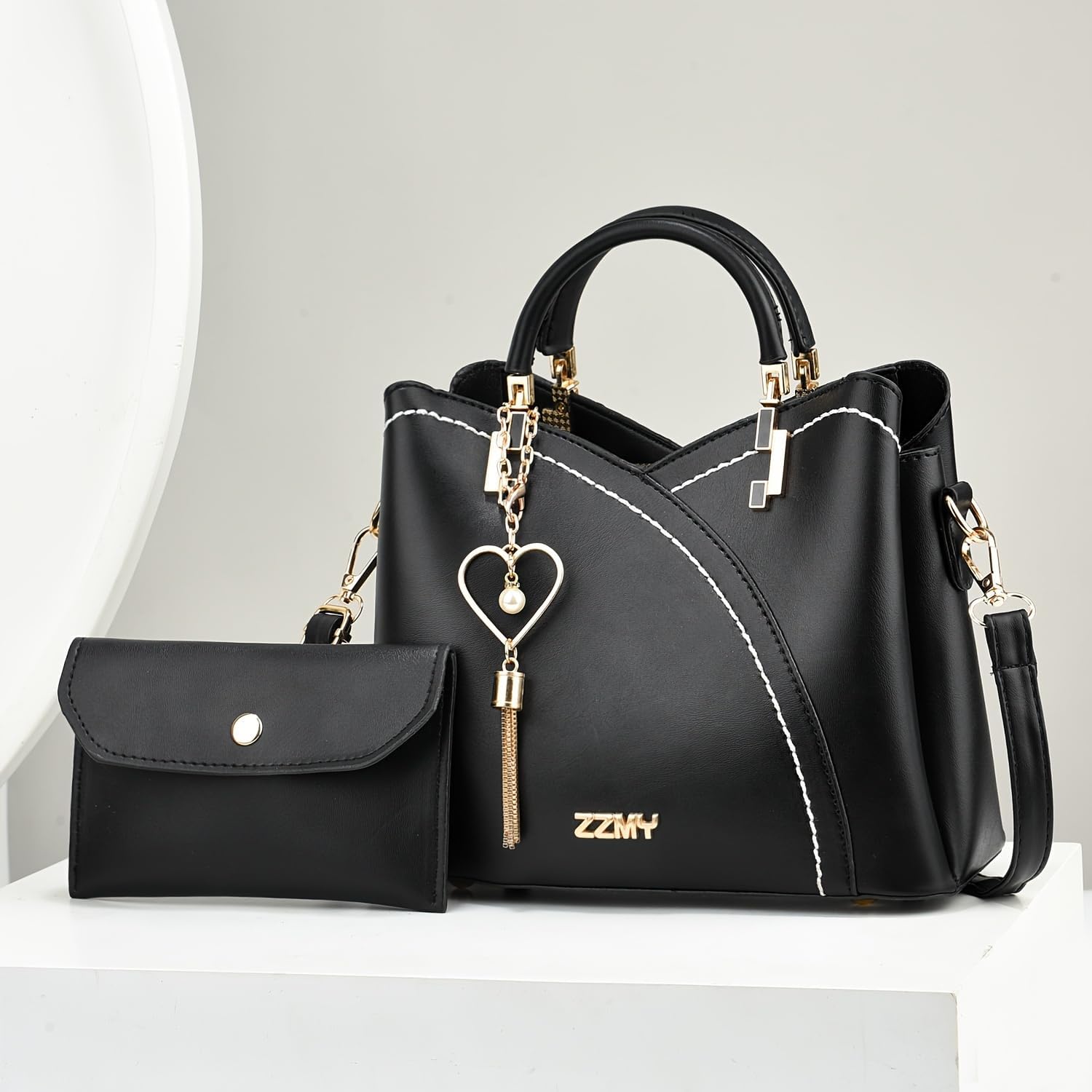 Xiaoyu Small Purses and Handbags for Women Stylish Crossbody Bag Lightweight Shoulder Bag Ladies Top Handle Satchel Purse - Image 2