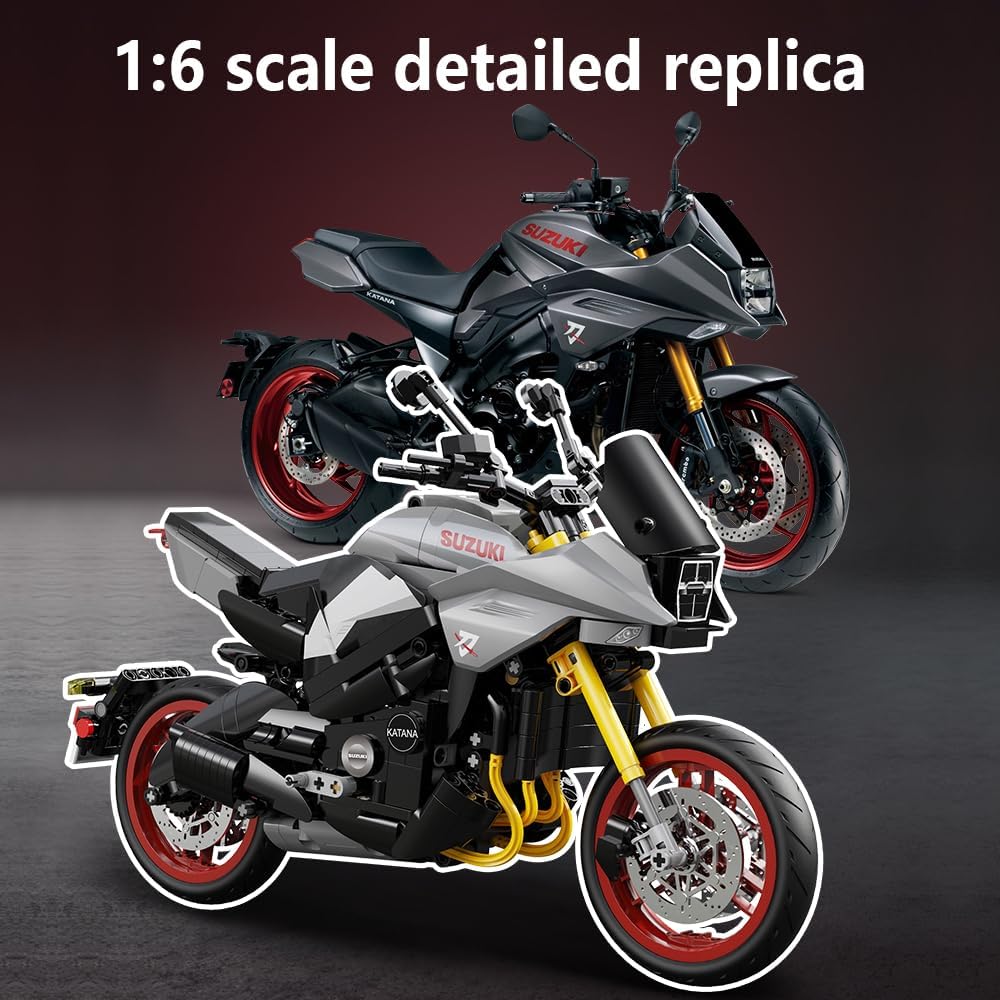 1:6 scale detailed replica of Suzuki Blade motorcycle