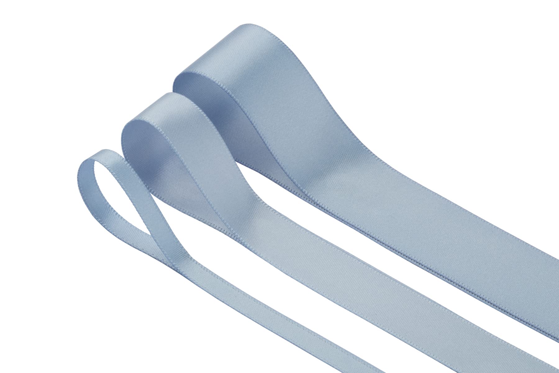 Zofrud 3 Rolls of French Blue Double Faced Satin Ribbon, 27 Meters Total (6mm, 16mm, and 25mm x 9M) - Image 4