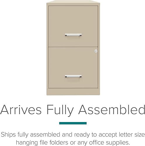Miniatura 7 de Lorell Gabinete para archivos de 18 de profundidad con 2 cajones