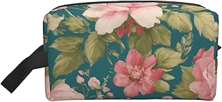 Blossom Flower Print Toiletry Bag For Women M...