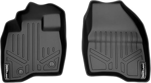 Miniatura 76 de SMARTLINER Alfombrillas de primera fila de ajuste personalizado (1 unidad) compatibles con Ford Transit 2020-2022 Ford Transit 2023 - 2025,Negro