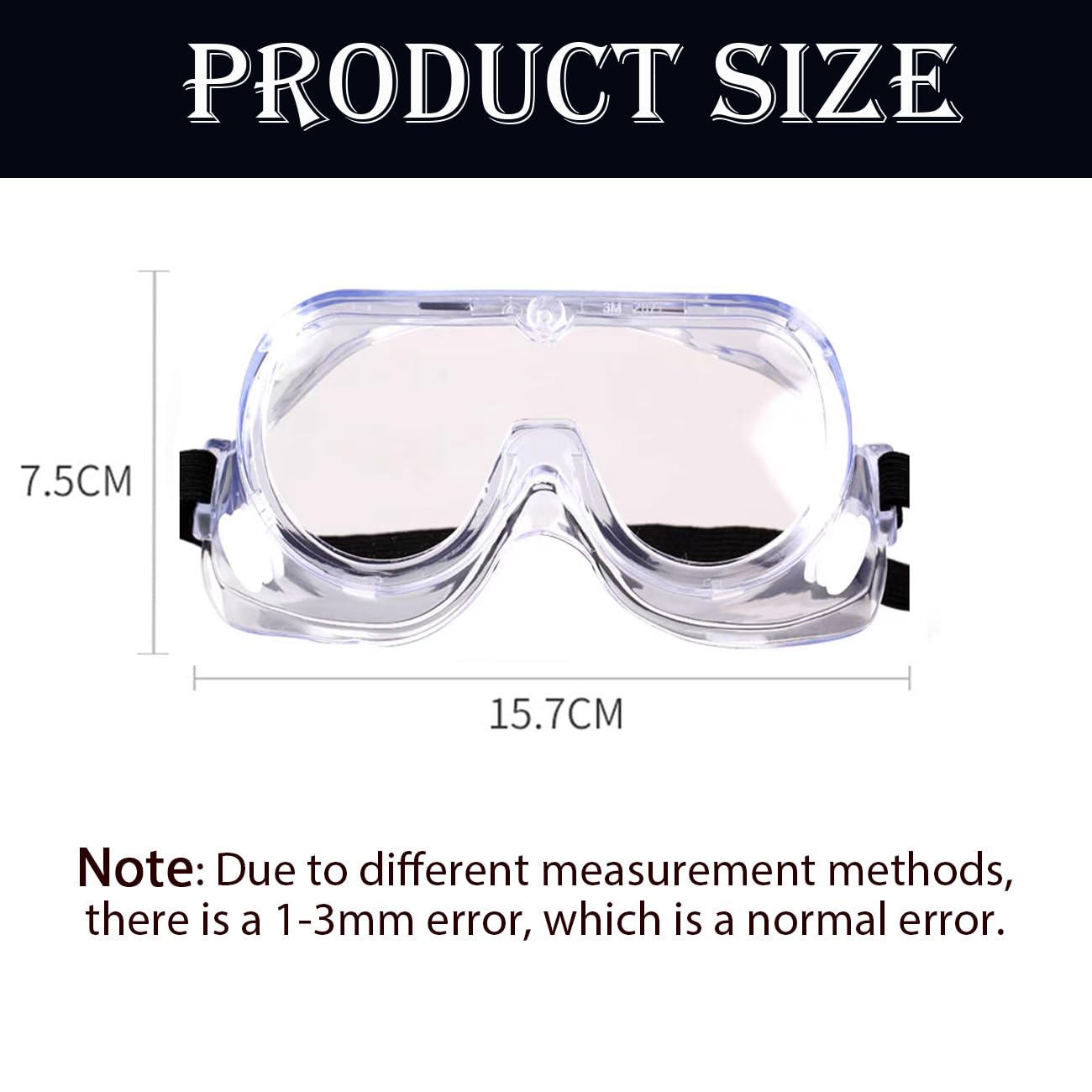 ZBJBinCH Adjustable Eyelash and Eyebrow Protector Shower Goggles Shield, Post-LASIK Eye Shields - Image 3