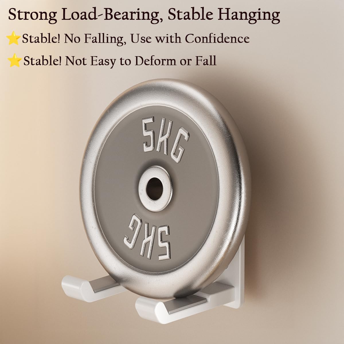 Soporte para Secador de Pelo Universal de Metal sin Taladro Blanco