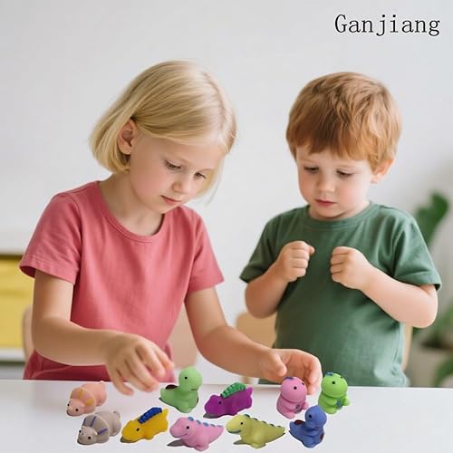 Miniatura 3 de Paquete de 10 juguetes blandos de dinosaurio Mochi para niños, recuerdos de fiesta, juguetes para aliviar el estrés