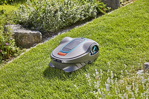 GARDENA 15102-20 SILENO Life - Automatic Robotic Lawn Mower, with Bluetooth app and Boundary Wire, The quietest in its Class, for lawns up to 10800 Sq Ft, Made in Europe, Grey - Image 5
