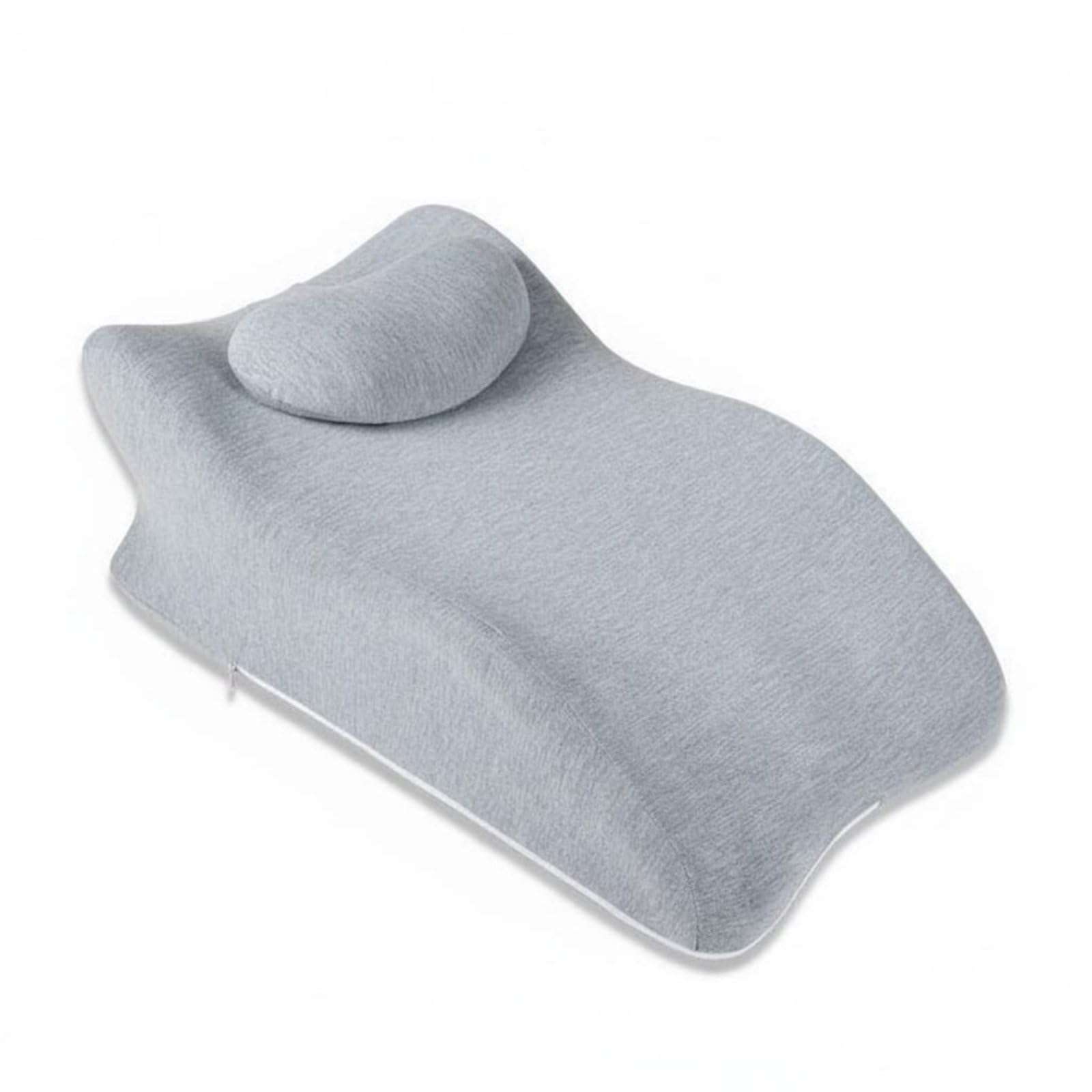 Almohada Multifuncional Almohada Ergonómica Cojín de Almohada para Postura Alivio de Presión en Pecho y Soporte Lumbar Adecuada para Siesta en Oficina, Negro