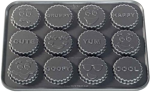 Nordic Ware Sartén divertida para tratar la cara Pro Cast