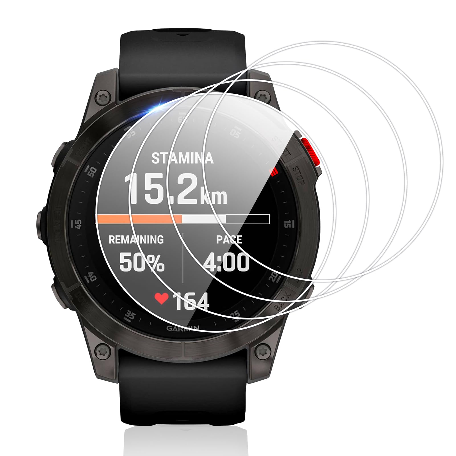 Bruni 2x Proteggi Schermo Per Garmin Dezl LGV810 Pellicola