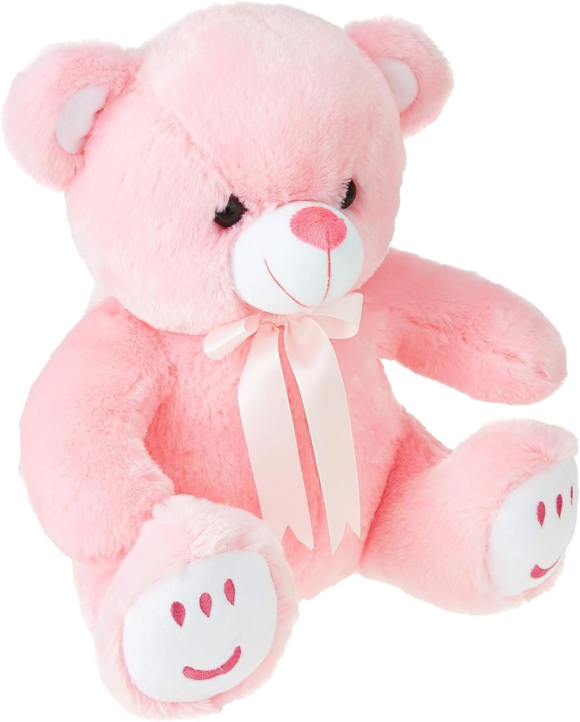 Teddy Bear Plush Toy | Big Stuffed Animal | Ultra Soft, Huggable & Cuddly Gift for Kids, Girls, Boys | Perfect for Birthday, Valentine’s Day (Pink)