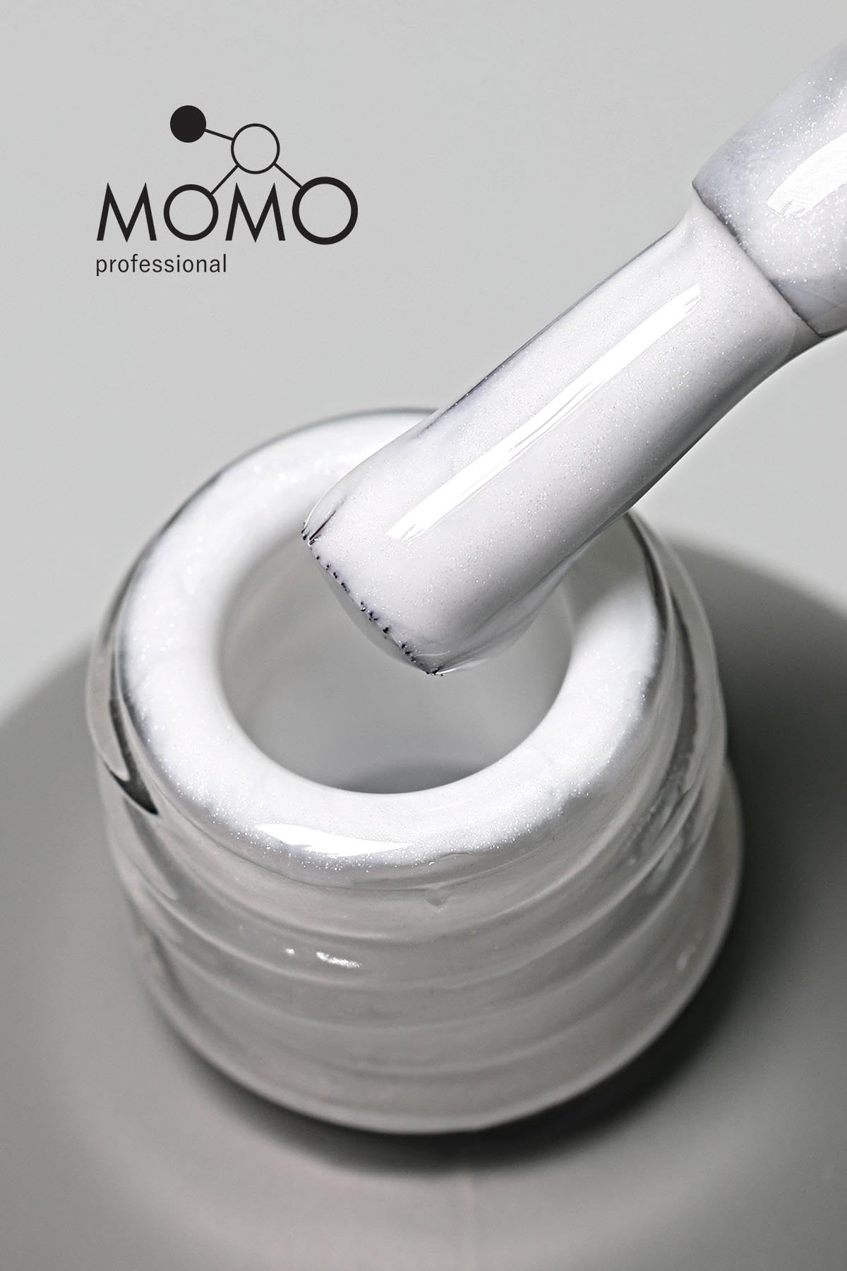 MOMO professional Kalıcı Oje S014 Simli Süt Beyazı 4 ml