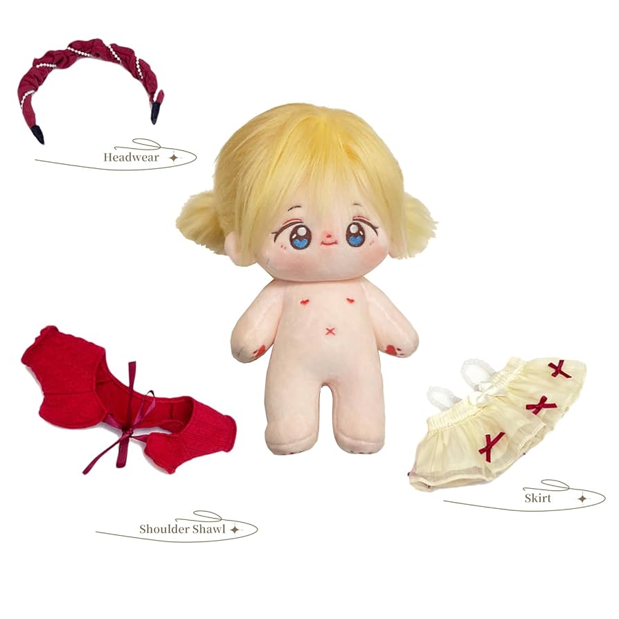 Amazon.com: S OUJCEN 20cm Poseable Plush Doll - Cute Cotton