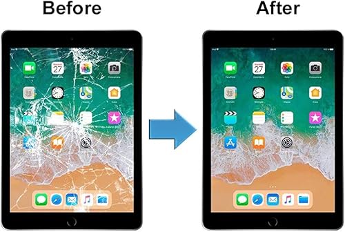 Miniatura 4 de Para iPad 6 (6 generación 2018) A1893 A1954 Reemplazo de pantalla de cristal táctil digitalizador Kit de reparación con botón de inicio y