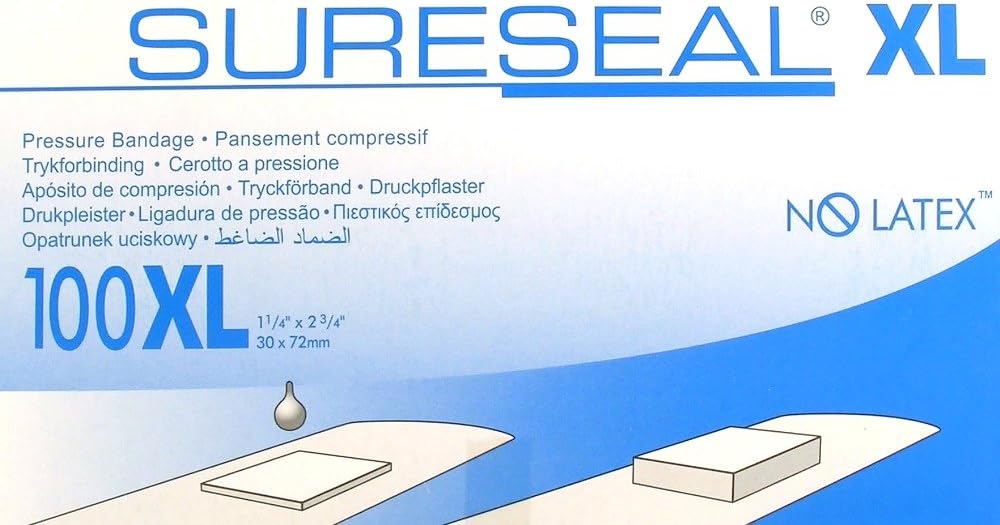 Pressure Bandages (Size XL) (Box of 100) by Sureseal