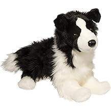 Douglas Chase Border Collie Dog Plush Stuffed Animal 16 polzades