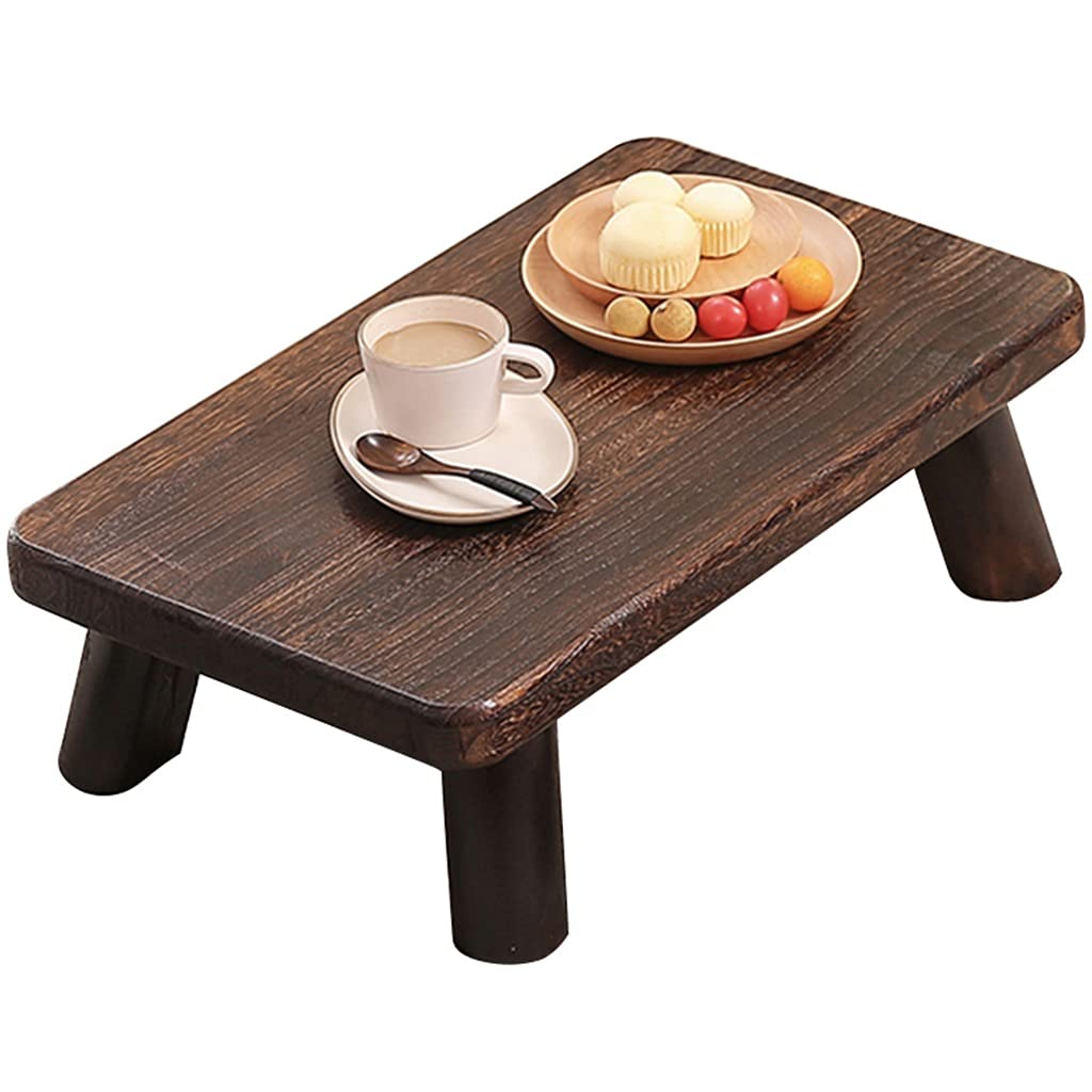 Zen Tea Low Table Bay Window Coffee Table Retro Japanese Style Small Coffee Table Simple Tatami Table Can Be Used As A Low Stool (Size : 68x35x18cm)