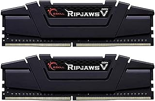 G.SKILL Ripjaws V Series DDR4 RAM 64GB (2x32GB) 2666MT/s CL18-18-18-43 1.20V Desktop Computer Memory UDIMM - Black (F4-2666C18D-64GVK)