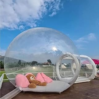 Garden Dome Bubble Tent Inflatable Bubble House，Dome Artist Advertising Fun Kids Outdoor Transparent Inflatable Bubble Dome Tent ，Single Tunnel Inflatable Dome Bubble House (Color : 5m)