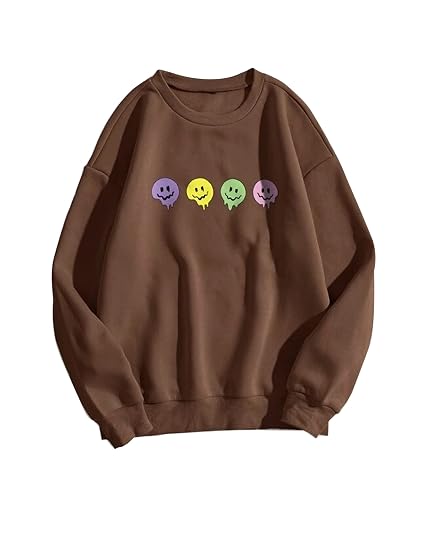 Oversized Graphic Sweatshirts Crewneck 