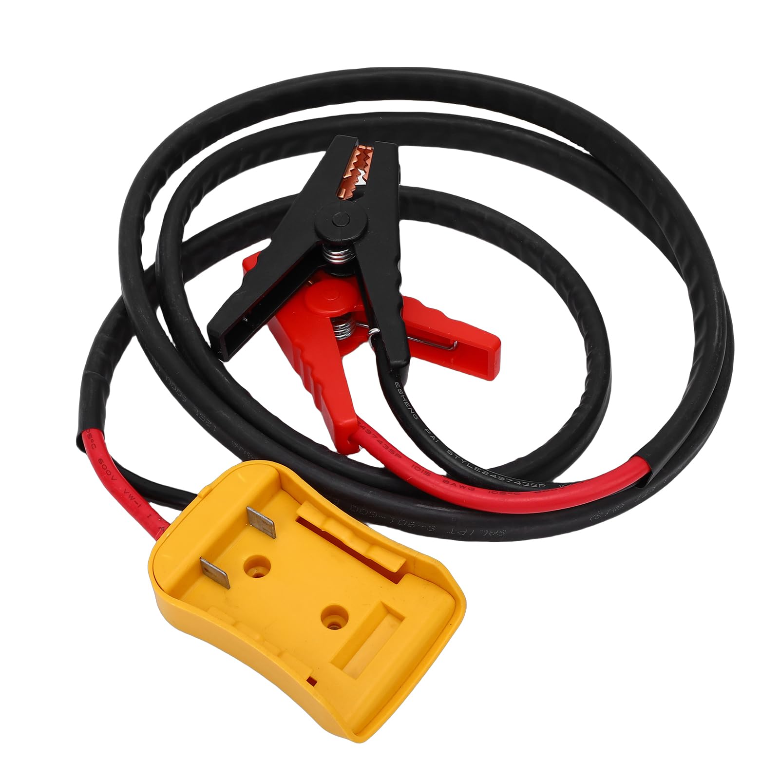 Akozon Cable de Arranque para Batería de Coche, Cable de Silicona 8AWG, de Arranque Automotriz a Prueba de Calor para SUV, Camiones Ligeros (5.9FT)