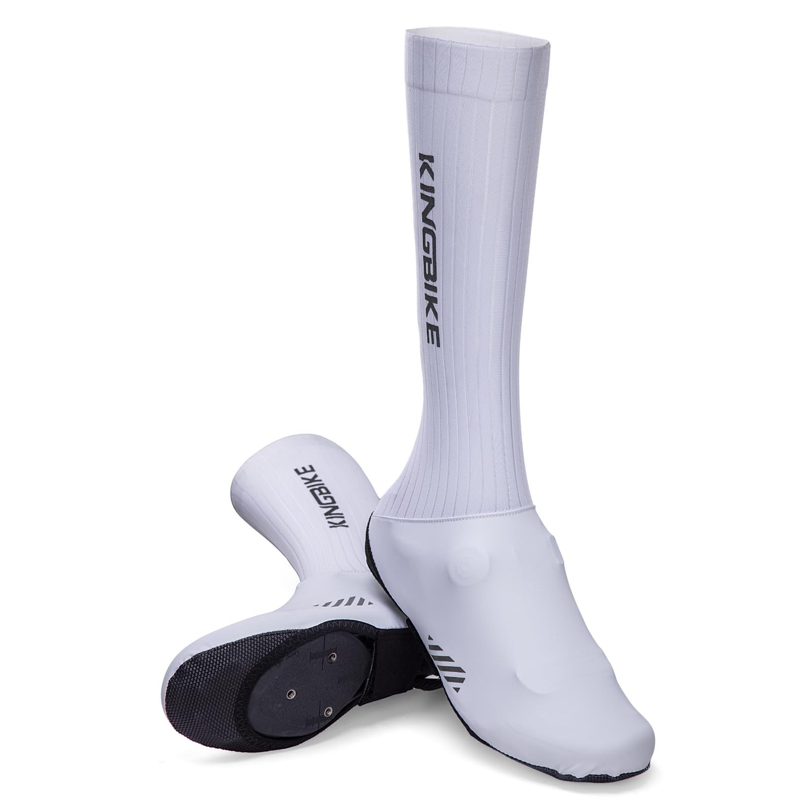 KINGBIKE Überschuhe Fahrrad Schuhüberzieher MTB Rennrad Überschuhe Überzieher Schuhe Cycling Shoecovers Atmungsaktiv und Bequem Für Erwachsene Jugend Herren Damen (42-45) Sport & Freizeit