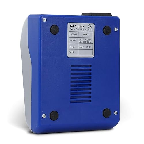 Miniatura 6 de Tallador de cera eléctrico dental con bolígrafos dobles y 6 puntas de cera, lápices de tallado con cera para dentista, instrumento de mano para