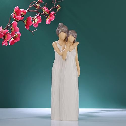 Miniatura 8 de LCCCK Figuras para madre e hija, regalos para mamá, figuras para abrazar a la madre, hija, regalos para novia, regalos sentimentales significativos