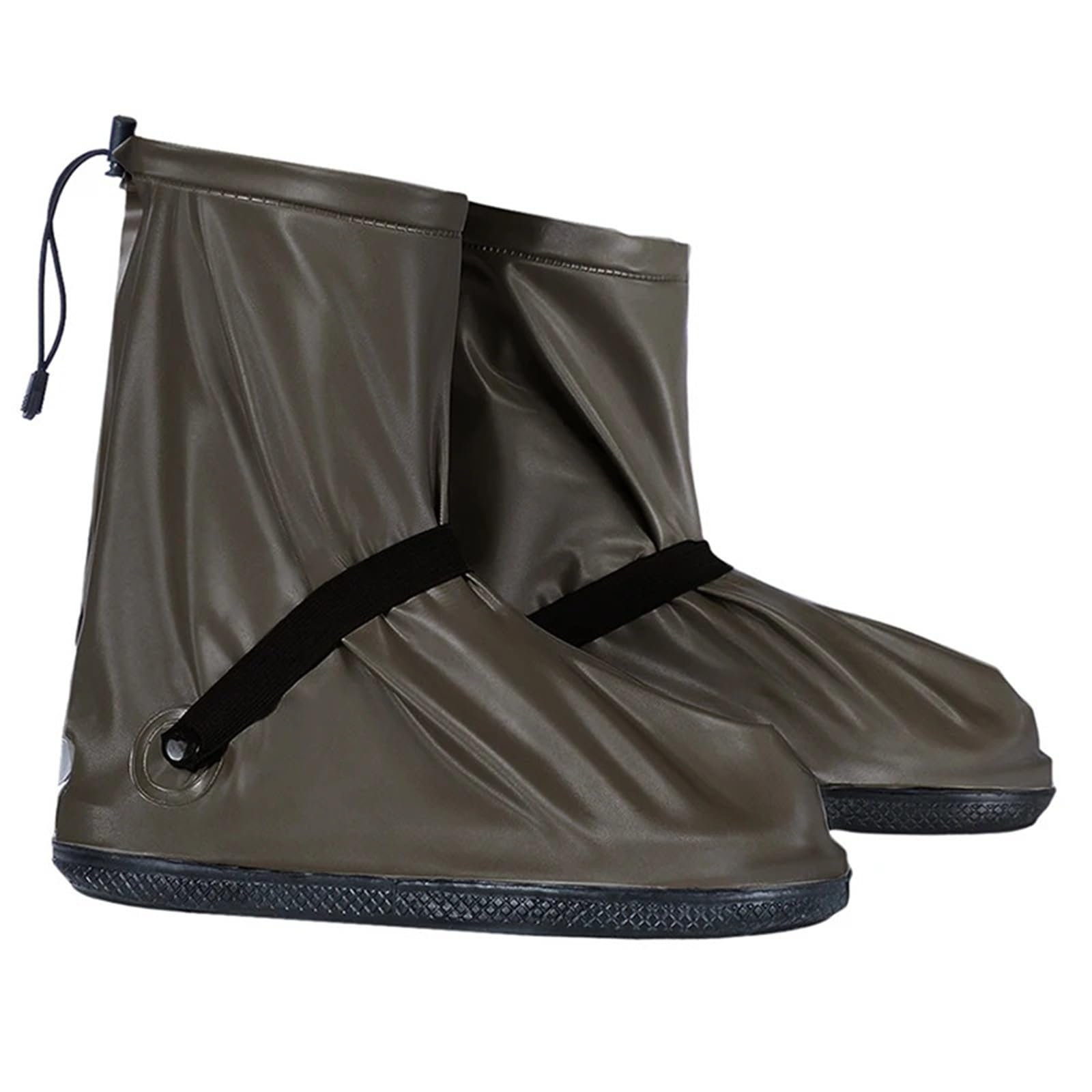 3 pares de cubiertas for zapatos, cubierta for Botas lluvia, impermeables for for hombres y mujeres, for exteriores for días lluviosos, antideslizantes tubo alto para Protección