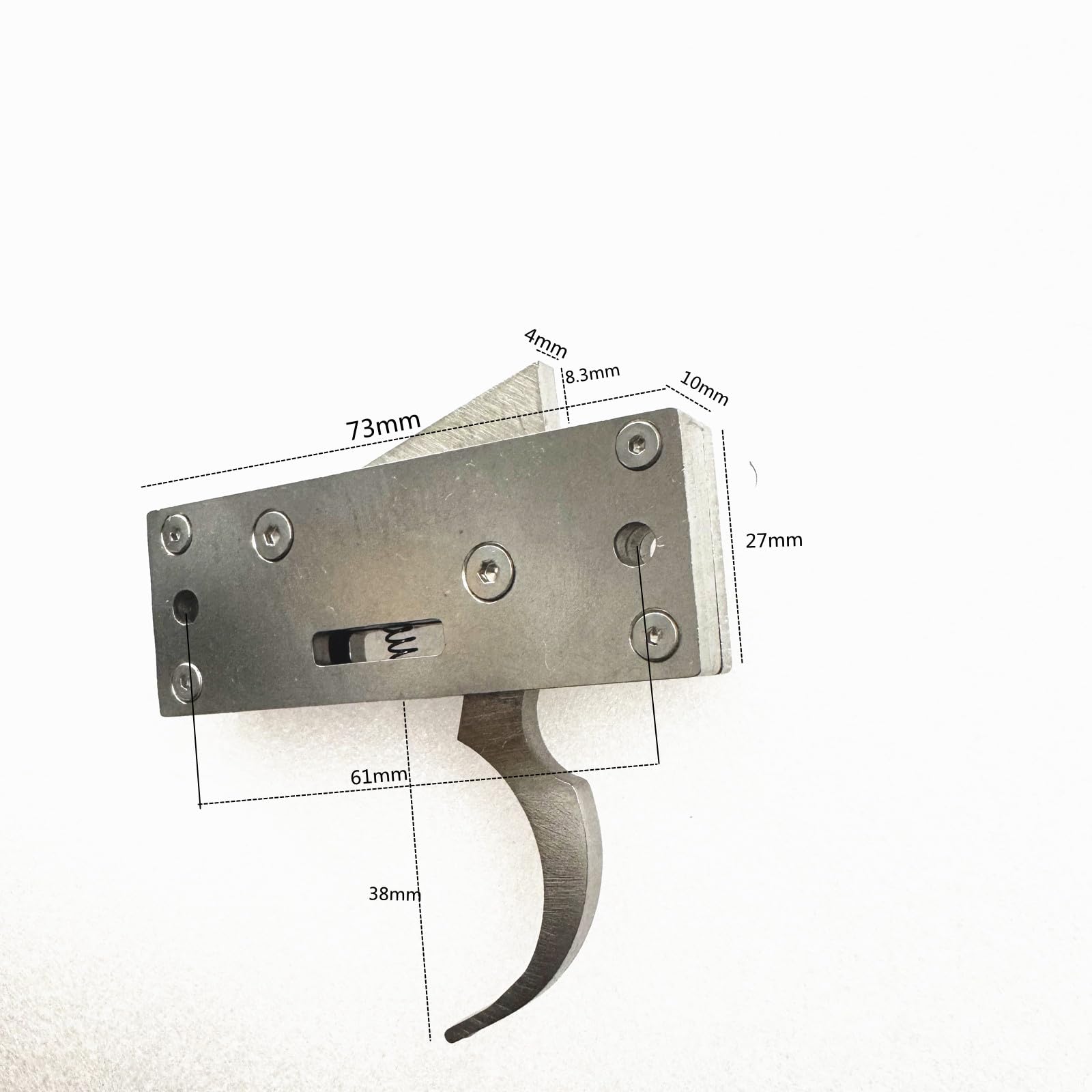 AQ105 47,6 kg in acciaio inox balestra fai da te meccanismo grilletto - durevole e progettato con precisione per tiro con l'arco e la caccia