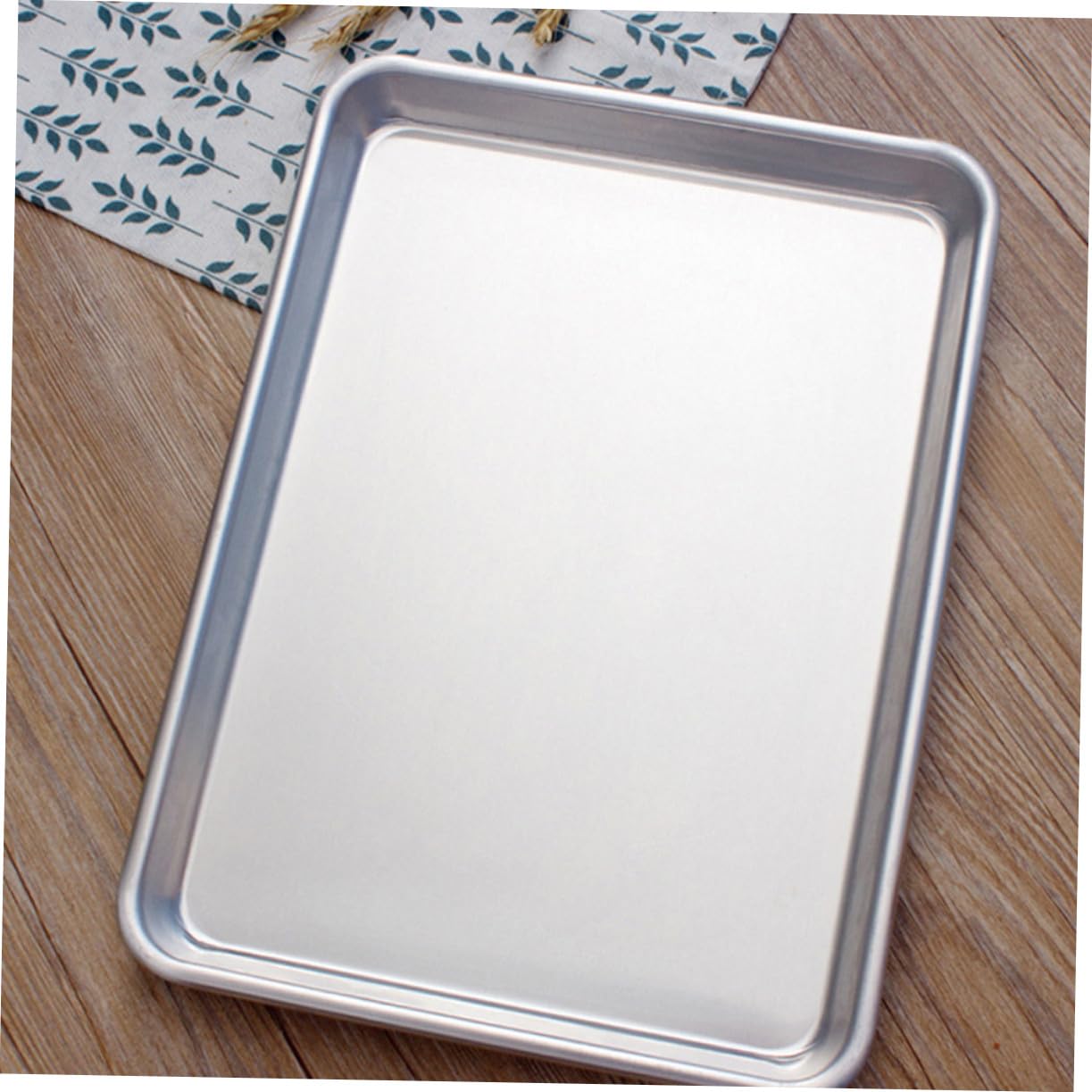 2 Pièces Moule à Gâteau Rectangulaire Antiadhésif en Alliage D'aluminium