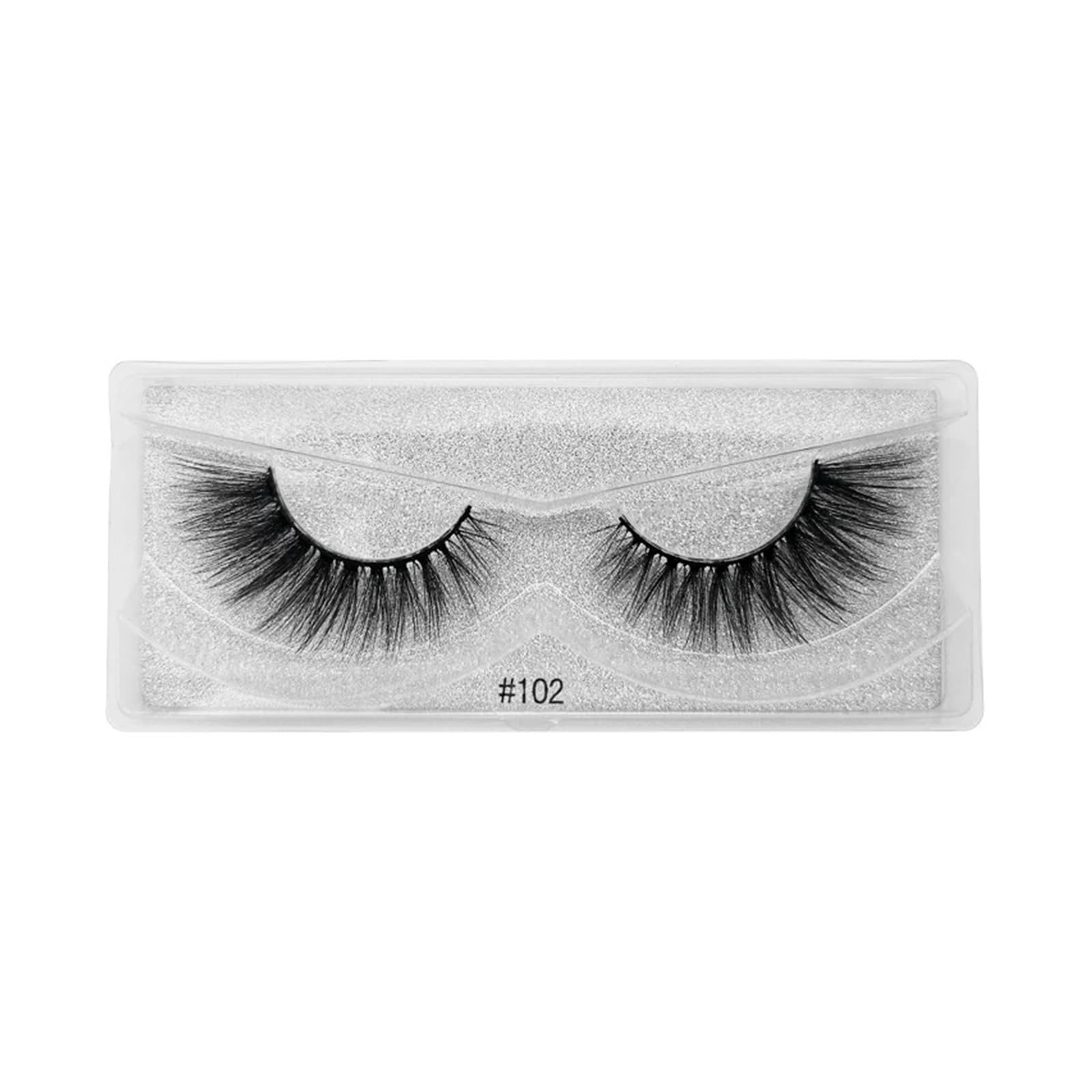 Messy Eyes 3d Lashes Rzęsy Naturalne miękkie cilios Sztuczne rzęsy Makijaż sztucznych rzęs luzem (kolor: 40 par RÓŻOWYCH)
