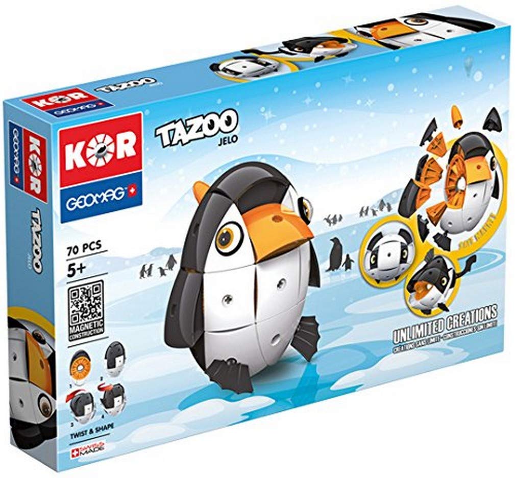 Geomag 603 - KOR Tazoo Jelo, konstrukcje magnetyczne i gry edukacyjne, 70-częściowy