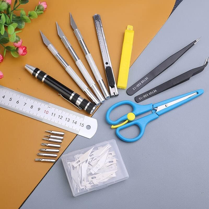 KAOBUY Metal Scalpel Knife Tools Kit Cutter Knifes Carving Tool Paper Cutter Craft Engraving For DIY Stationery Utility Knife