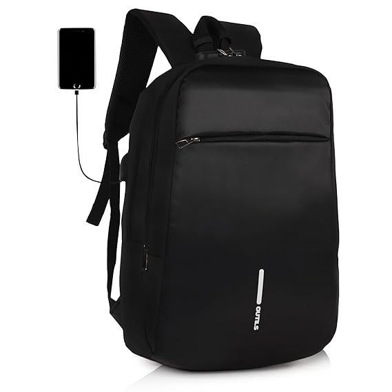 Martucci 28L Polyester Fabric Water-Resistant Laptop Backpack for Office & Travel Purpose with Dedicated Laptop Cradle | School Bag for Children | College Bag