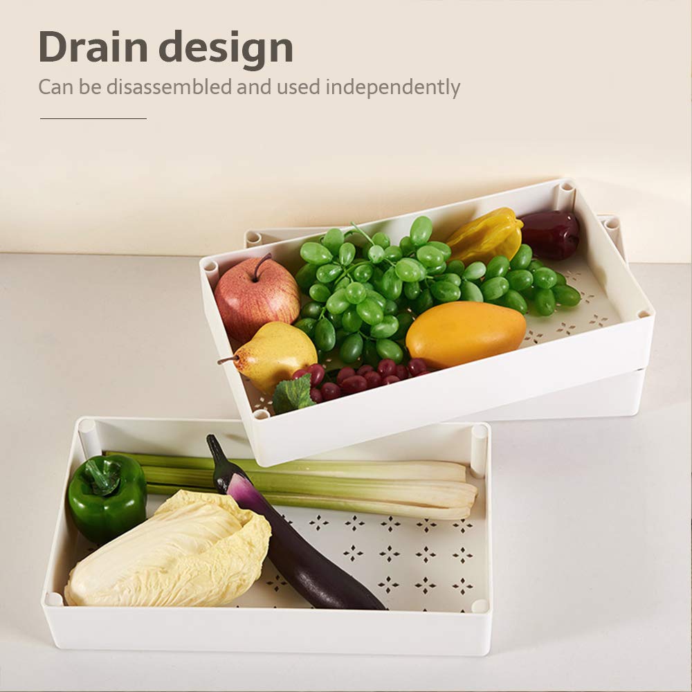 Chariot de Rangement Multifonctionnel à Roulettes - Desserte pour Salle de Bain, Cuisine, Bureau - Étagère de Stockage (B-40 * 22 * 90cm-Blanc)