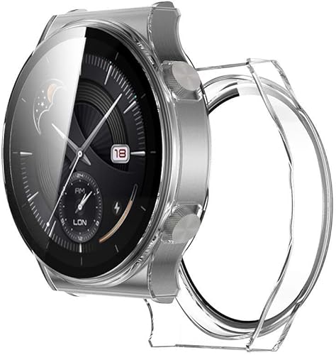 BabyValley Funda esmerilada compatible con Huawei Watch GT2 Pro Protector de pantalla de cobertura completa, carcasa protectora mate para GT2 Pro