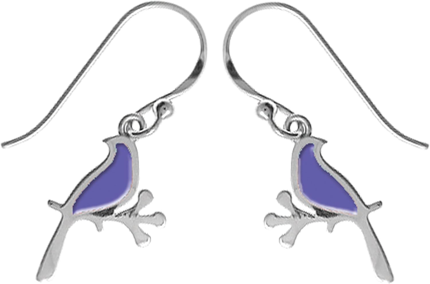 Boma Jewelry Sterling Silver Bird Earrings