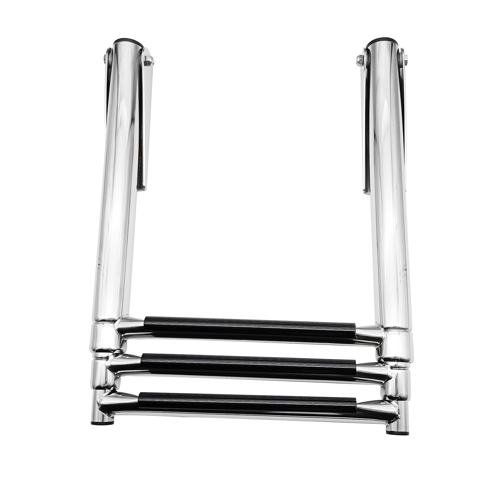 Échelle télescopique en Acier Inoxydable de 3 marches Pliable pour Piscine pour Bateau pour Ponton ML200