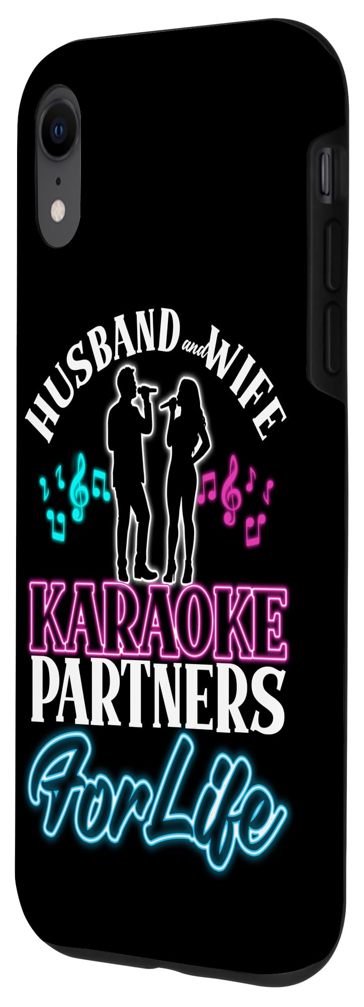 iPhone XR Karaoke Singer Husband Wife Marriage Wedding Husband & Wife Case - Image 2