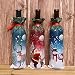 Produktbild hinffinity Weinflaschenabdeckung, Dekoration, Geschenk, Zubehör für Weinflaschen, für Weihnachtsdekorationen, Zuhause, Küche, Urlaub, Party, Tischdekoration, Geschenk 10 Stück