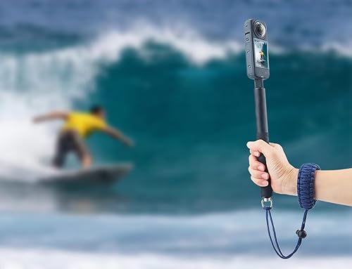 Miniatura 5 de Paracord Camera Wrist Strap Lanyard with Screw for Insta 360 X3, Ace Pro, DSLR Cameras, Selfie Sticks