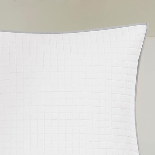 Miniatura 4 de Urban Habitat - Ropa de cama de algodón con mechones jacquard y diseño de pompones para todas las estaciones, con fundas a juego, tamaño