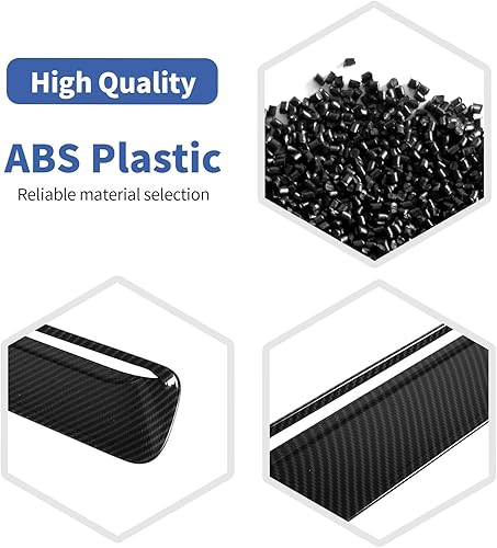 Miniatura 17 de RT-TCZ Para Challenger Hood Scoop Insertar Ventilaciones Cubierta Trim Rojo para Dodge Challenger 2015-2023 Rojo Exterior Accesorios 2pcs