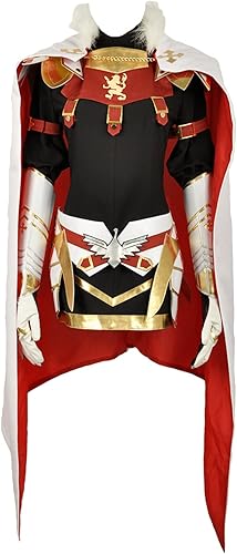 Weixu Disfraz de cosplay de Astolfo negro con capa, traje de carnaval para fiesta de Halloween